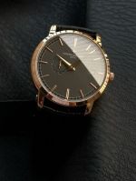 Vacheron Constantin Patrimony 87172 38mm 2455 Automatic Movement Black Strap Black Face Watch